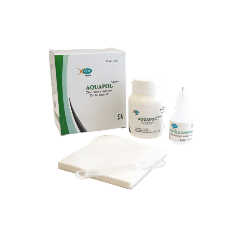 Aquapol 50gm powder | Dental Luting Cement | Zinc Polycarboxylate (water set)
