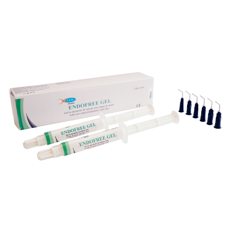 ENDOFREE GEL 2 x 3ml | Gel to Decalcify & Unlock Dental Root Canal