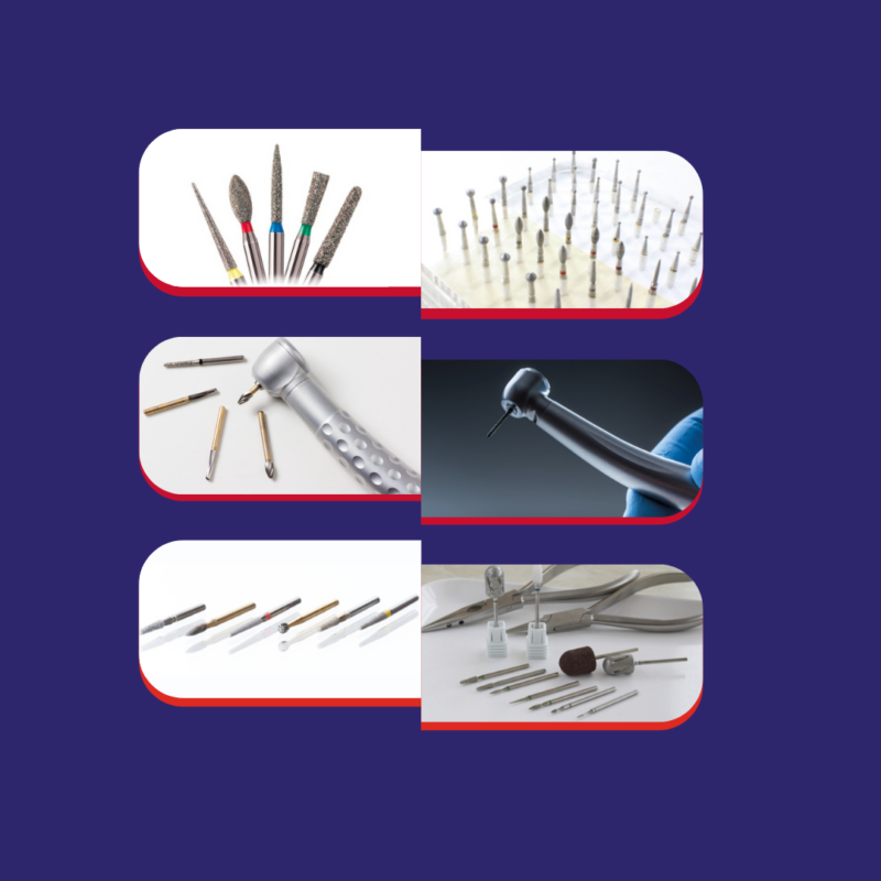 Diamond Fast Speed Burs - Pack of 5 Dental Burs
