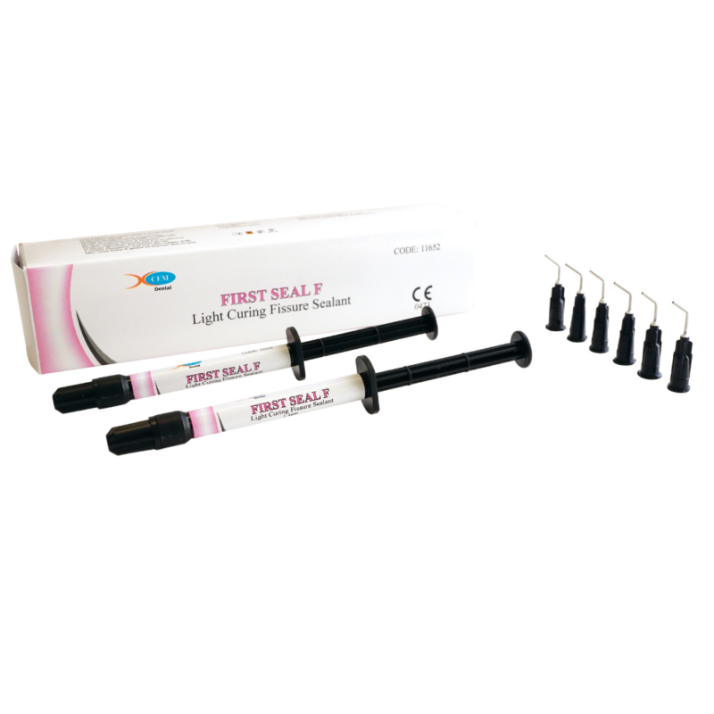 First Seal LC 2 x 1.40gm Syringes | Dental Light Cure Fissures Sealant