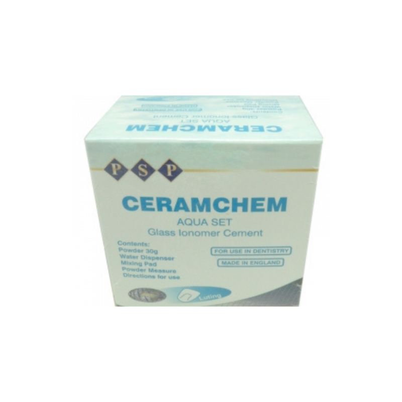 PSP Ceramchem Aqua Set Glass Ionomer Cement - 30g Powder